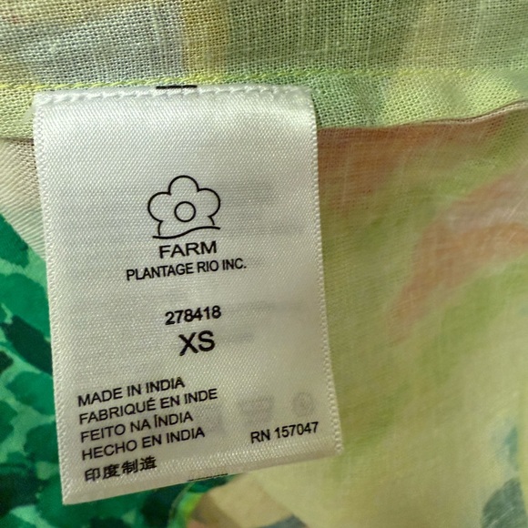 FARM Rio Printed Puff Sleeve Dress - Picture 6 of 7